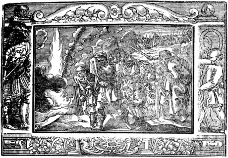 From Biblia Das Ist, Martin Luther (1486-1583), a depiction of the Exodus. Courtesy of the Digital Image Archive, Pitts Theology Library, Candler School of Theology, Emory University