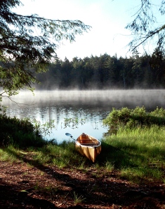 kevlar canoe, ready to row. (Y. Friedman 2015)